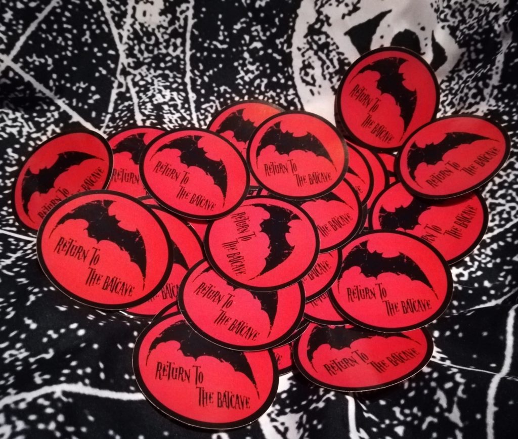 Return To The Batcave #1 Stickers – Bat-Cave Productions - Gothic Post ...