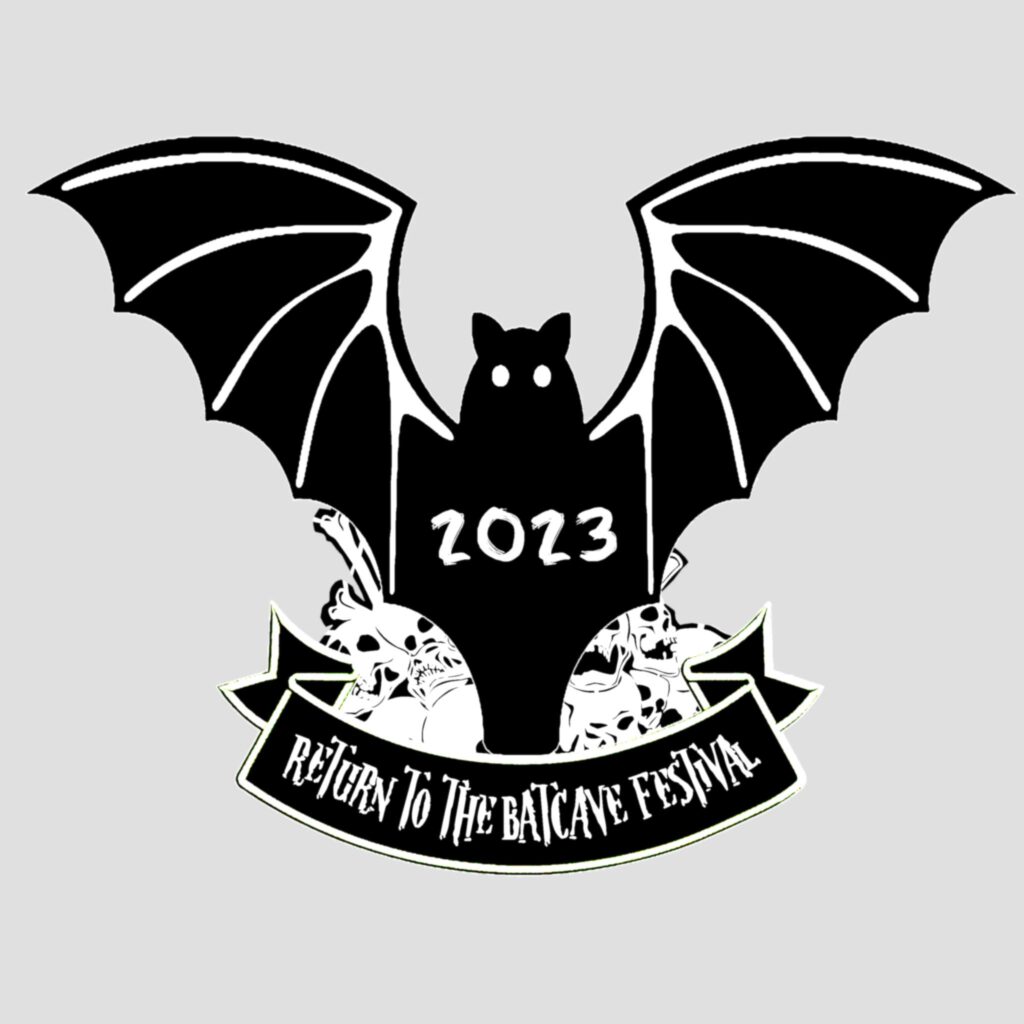 Return To The Batcave Festival 2023 Enamel Badge – Bat-Cave Productions